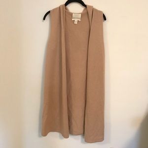 Cynthia Rowley - Sleeveless Cashmere Hooded Vest